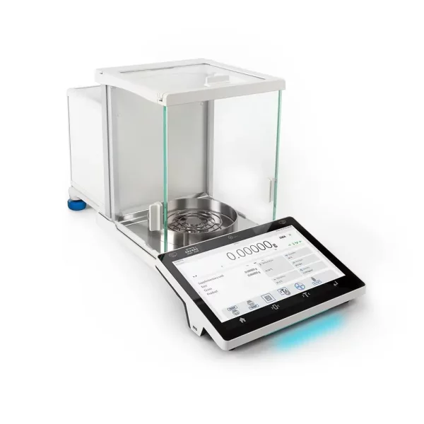 Analysenwaage RXA.5Y Premium, Eichfähig, Teilung 0,01 mg, mit großer Touchscreen-PC-Oberfläche, Interne Kalibrierung