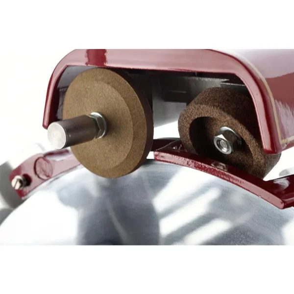 Prosciutto Schwungrad Handbetrieb Aufschnittmaschine Berkel Model B3 in Rot – Bild 6