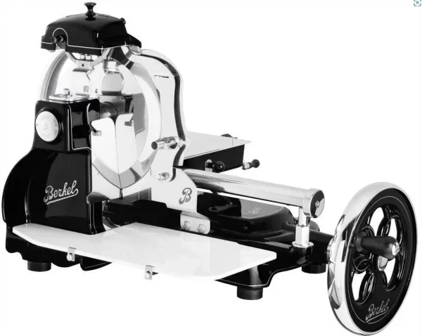 Prosciutto Schwungrad Handbetrieb Aufschnittmaschine Berkel Model B3 in Schwarz