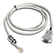 Serielles RS232C-Kabel, DB9 / RJ11 - Länge 1,5m für DIDFW Waagenanzeige