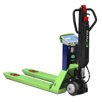 Elektrischer Wiegehubwagen mit Geeichter Waage, Wiegebereich 1.200 kg, Teilung 500 g