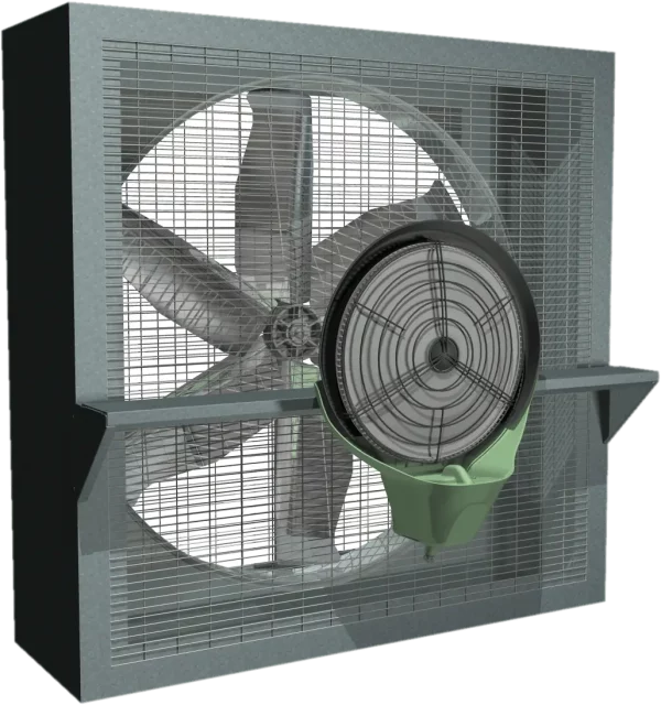 Zerstäubungs Wasser Nebelsystem Vernebler ZVN-1 zum Anbau an Ventilatoren - Kühlen, Befeuchten, Desinfektion – Bild 3