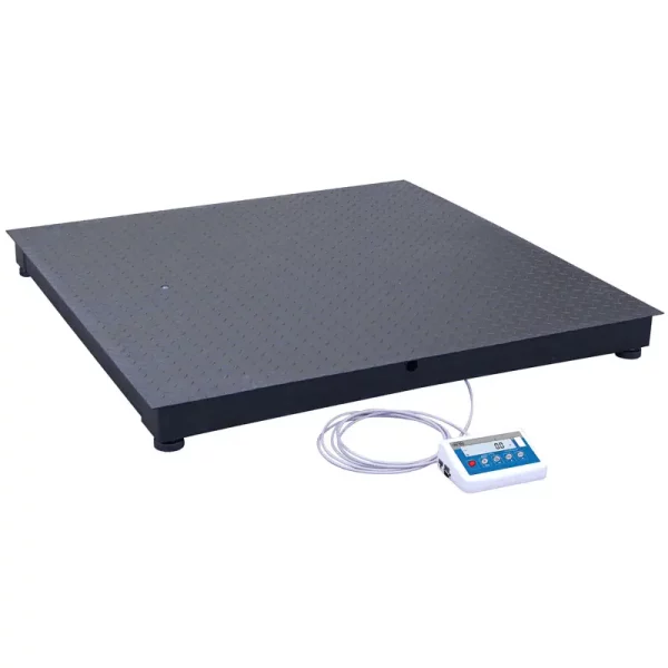 Eichfähige Standard Industrie Bodenwaage – Wiegebereiche 600 kg bis 6.000 kg, Wiegeflächen bis 2 m x 2 m