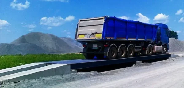 Flexible Stahl-Beton-Fahrzeugwaage, 12x3m, Wiegebereiche bis 50t – Bild 3