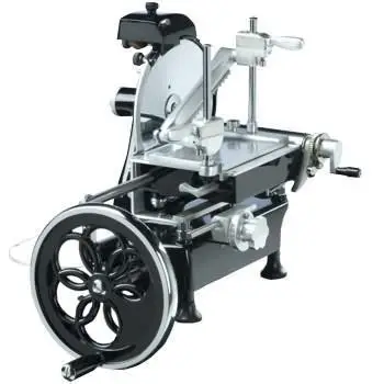 Prosciutto Schwungrad Handbetrieb Aufschnittmaschine VL300 Nero (Schwarz)