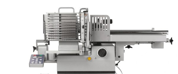 Gebrauchte Aufschnittmaschine Ablege Vollautomat VA804 Gräf