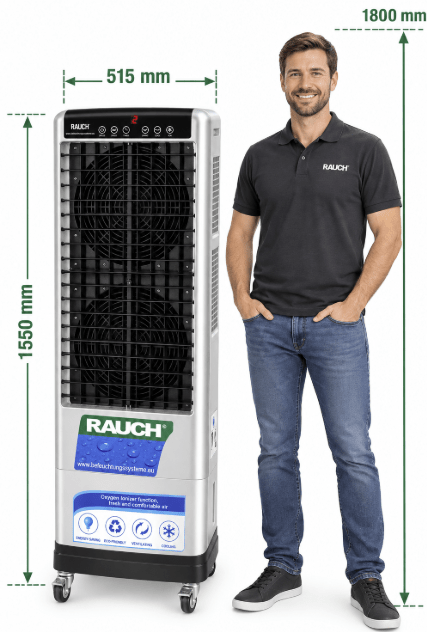 Profi Befeuchtungskühler Smoky Cool 075, Mobile Outdoor-Erfrischung für mittelgroße Bereiche!